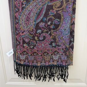 Expressions Vibrant Paisley Scarf
